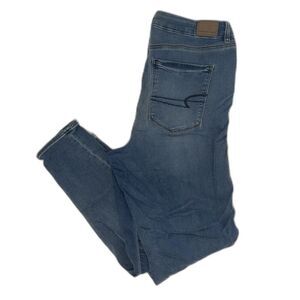 American Eagle Women's Curvy Super Hi-Rise Jegging Dream Jean 16 Long